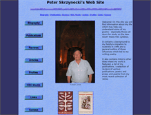 Tablet Screenshot of peterskrzynecki.com